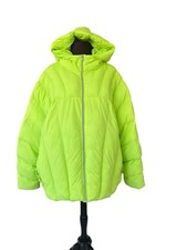 Fabletics Women s Quilted Hooded Comfy Puffer in Limeade XL