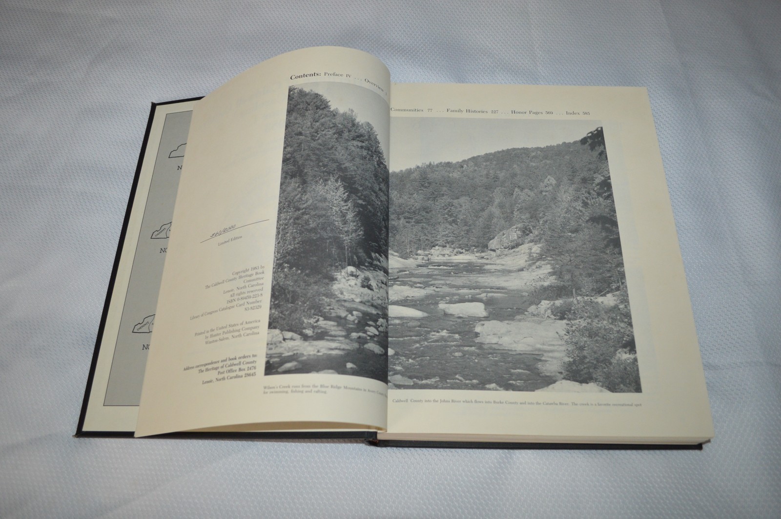 THE HERITAGE OF CALDWELL COUNTY ~ NORTH CAROLINA ~ VOLUME I ~ 1983 ~ BK-01