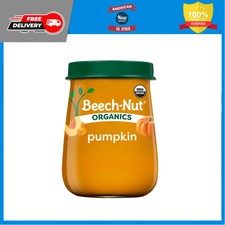 Beech-Nut Organic Baby Food Jars, Organic Pumpkin Puree, Stage 1, 4oz, 10ct