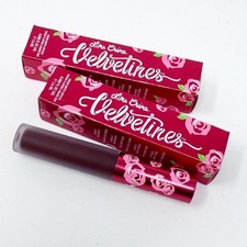 LOT 2 Lime Crime Velvetines WICKED Liquid Matte Lipstick Blood Red NEW Disc
