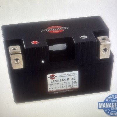 Shorai - LFX19A4-BS12 - Lithium Iron Extreme-Rate Battery | eBay