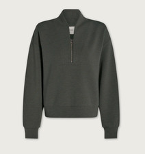 VARLEY Davidson Sweat L/S Top Olive Marl Small NWT 138