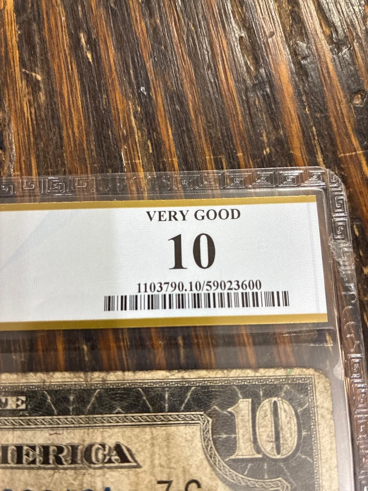 $10 1914 Federal Reserve Note Chicago ( very good 10 ) - Image 3 of 4