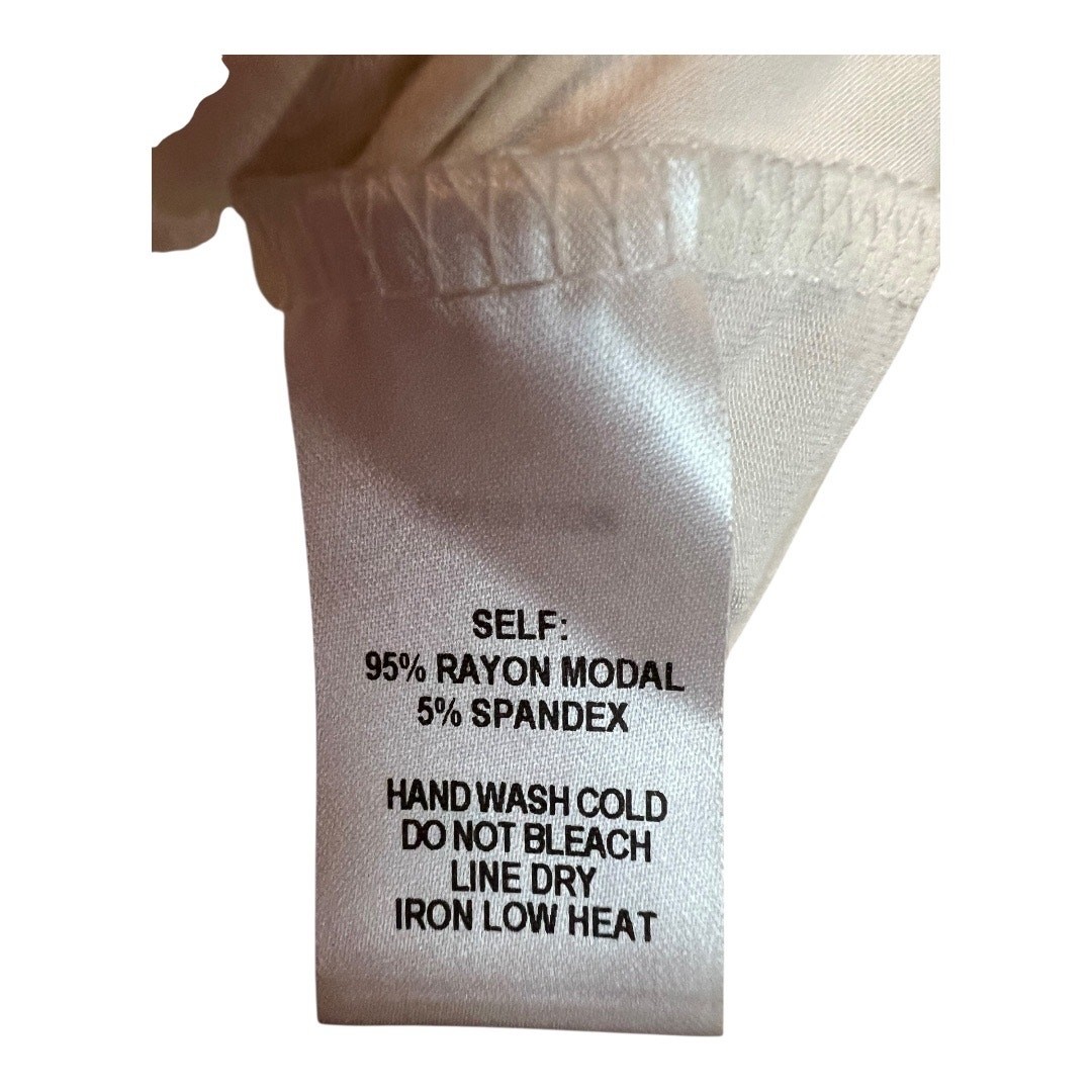 Lulus White Blouse Shirt Top Medium Basic Neutral… - image 4