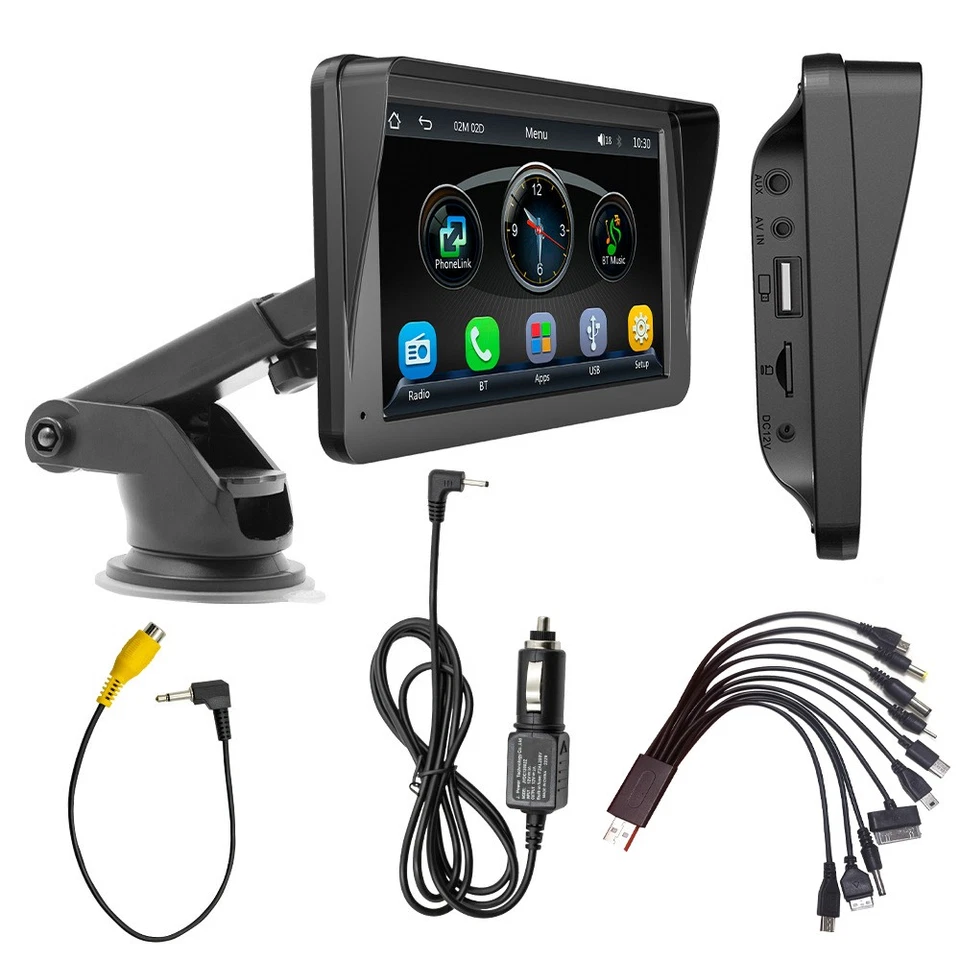 10.26 Inch 4K Touch Screen Car Bluetooth FM Wireless Apple CarPlay Android Auto - Image 3 of 4