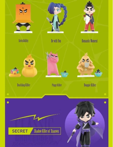 Juguete de caja ciega de la serie clásica de transformación de personajes Scissor Seven Foto 4 de 4