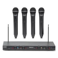 Samson Stage 412 Quad-Channel VHF Wireless System with 4 Q6 Mics