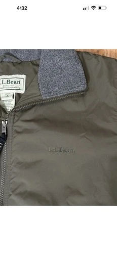 Lot Of 3 LL bean Jacket Men Small Bomber Green/Blue/Navy Blue Full Zip Fleece .! image 10