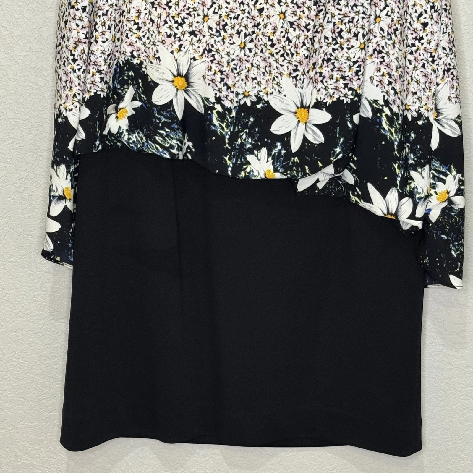 VETEMENTS Abito Linea Donna Piccolo Floreale Senza Maniche Popover Stampa Margherita A Line Estivo