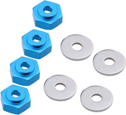 Adaptateur Moyeu RC A Set Of Aluminum Alloy 12mm Wheel Hub Hex Drive Adaptor 15mm 1056137 Adaptateur Moyeu RC A Set Of Aluminum Alloy 12mm Wheel Hub Hex Drive Adaptor 15mm 1056137