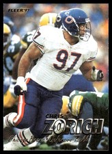 Chris Zorich 1997 Fleer #114 Chicago Bears 24965 Football Card