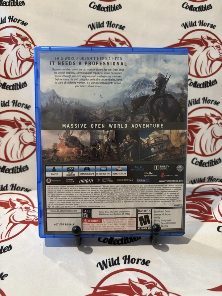 The Witcher 3: Wild Hunt - CIB with Soundtrack and All Inserts - Tested - Image 3 of 3