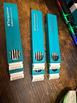 Berol Turquoise Eagle Drawing Leads Lot Of 6 Packs w/ 12 ea (72) #6375 E4