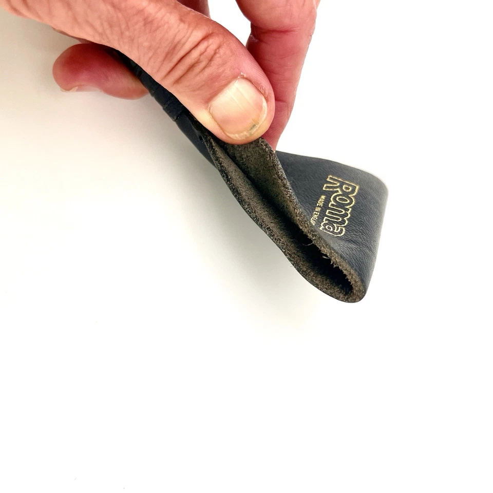 Riding Crop !8" Leather Tip Rubber Grip Roma of England Jump Equestrian - Image 2 of 4