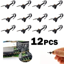 12pcs HO scale Knuckle Couplers with Spring 20mm E-Z Magnetic Railway Coupling