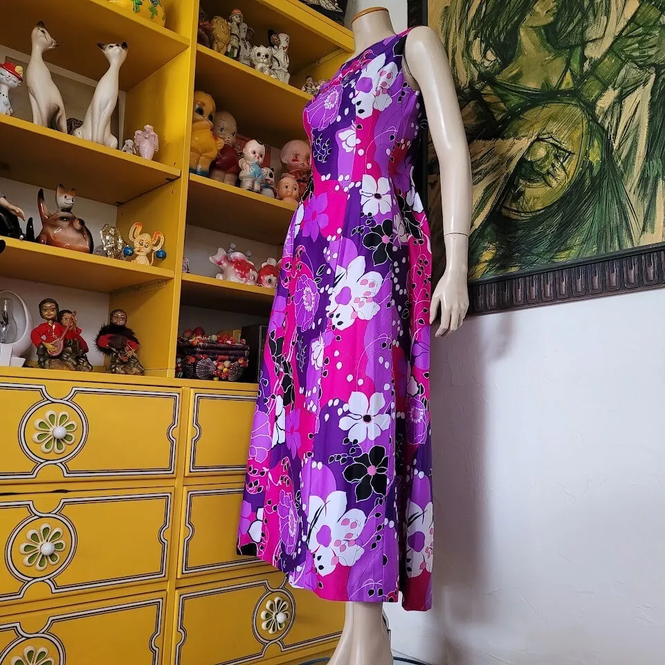 Vintage top muumuu dress