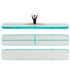 6mx1mx20cm Air Track Mat Inflatable Gymnastics Training Mat W/ Electric Pump