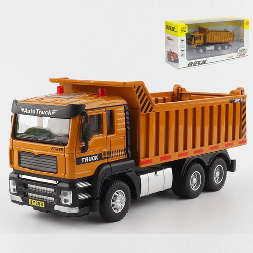 1:50 Dump Truck Toy Model Car Alloy Diecast Construction Equipment Toy Vehicle - Picture 9 of 9