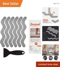 Anti Slip Shower Stickers 24 pcs Waterproof Bathtub Safe Grip Decals Grey