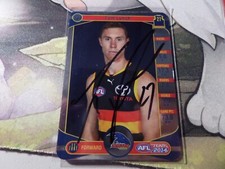 2014 AFL TEAMCOACH SILVER PARALLEL CARD - 127 Tom LYNCH (ADELAIDE) HAND SIGNED