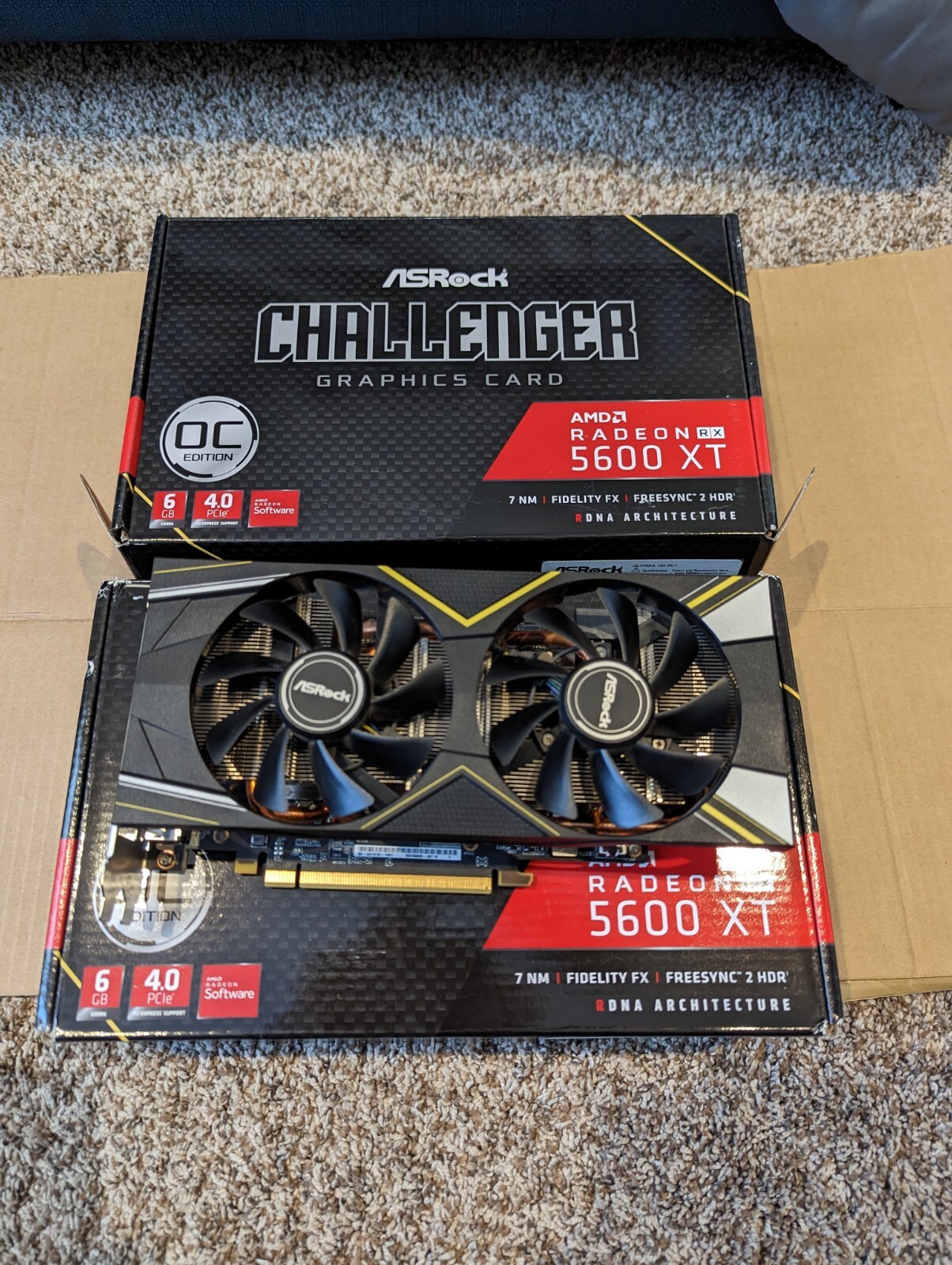 Rx 5600 Xt Asrock Challenger D Oc Asrock Challenger Buy Rx 5500 Xt