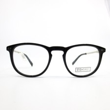 OTIS+GREY OG7019 BK Black Round Mens Eyeglasses Frames 49-20-145