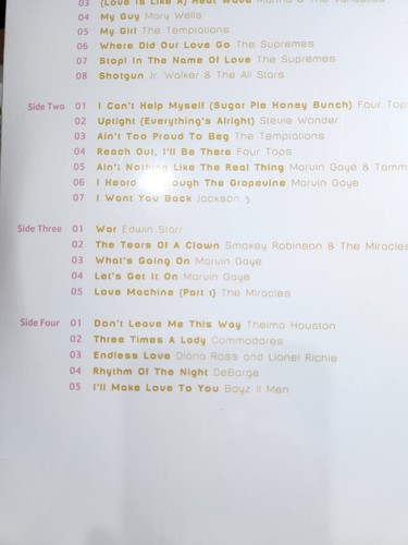MOTOWN #1's LIMITED EDITION 2 LP Gold Vynil Set New Sealed Exclusive 25 Classics - Picture 10 of 11