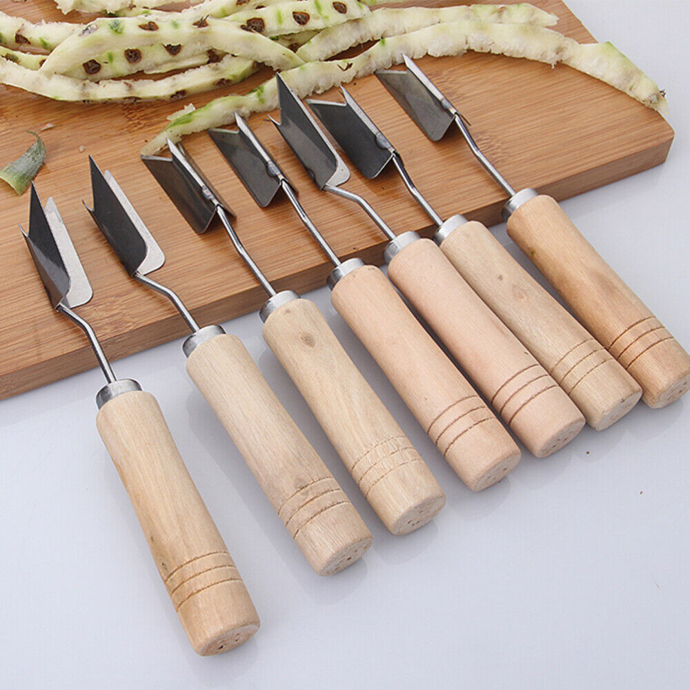 7 Pcs Pineapple Fork Stainless Steel Pineapple Cutter Ananas Peeler Fruit Cutter item image