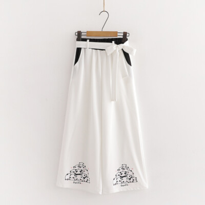 Mori Girl Japanese Kawaii Short Panda Long Leg Lolita Pants