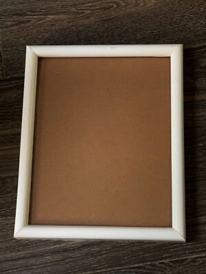lot of 10 8x10 white mica fames w/glass