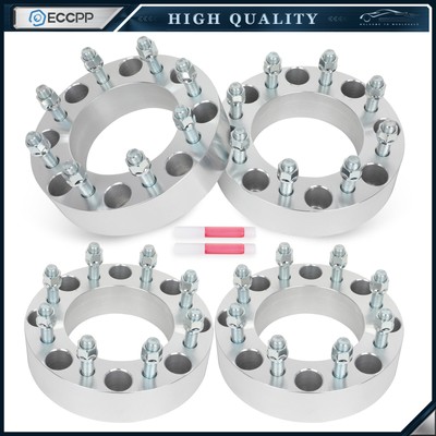 x4 8x6.5 to 8x170 Hub Centric Wheel Adapters / 2" Spacers CHEVY GMC 2500/35