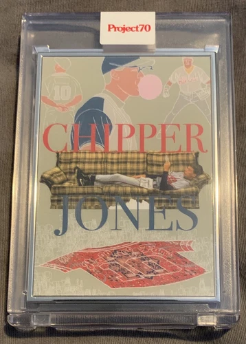 Topps Project 70 #86 1981 Chipper Jones by Oldmanalan AP Artist Proof 19/51