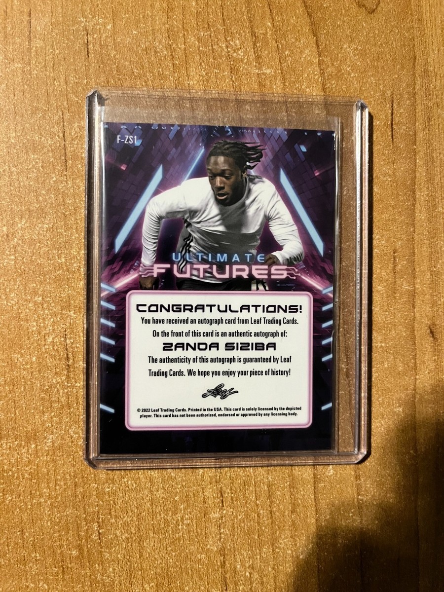 2023 Leaf Ultimate Soccer - Zanda Sizba - Ultimate Futures