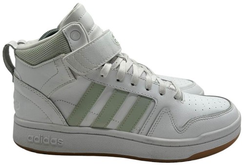Adidas Postmove Mid Mens 9.5 White Green Basketball Shoes  display picture 1
