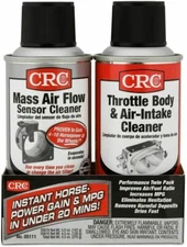 CRC 05111 MAF Mass Air Flow Sensor & Throttle Body Intake Cleaner Twin Pack Kit