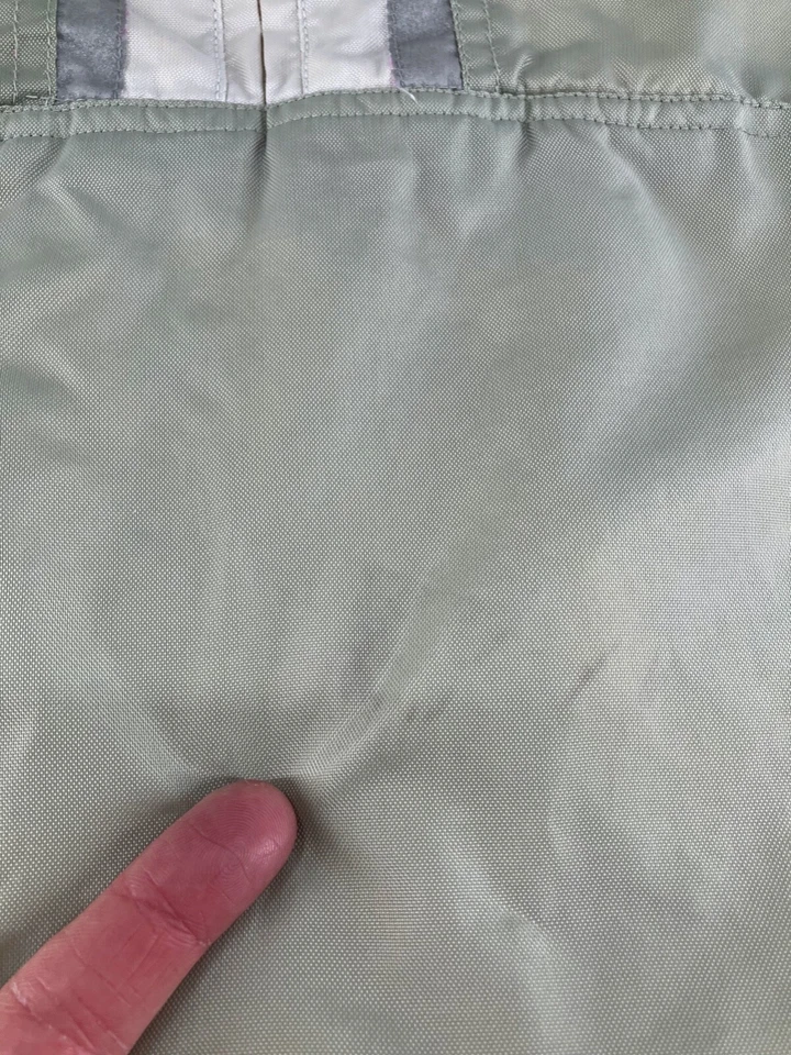 Chaqueta Vintage Antigua Azul Marino Hombres Gris Medio Años 90 Anorak Forrada de Vellón Media Cremallera Con Capucha Foto 3 de 4