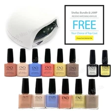 2021 CND Shellac THE COLORS OF YOU w/LED Lamp Bundle MATCHING VINYLUX .5 OZ FREE