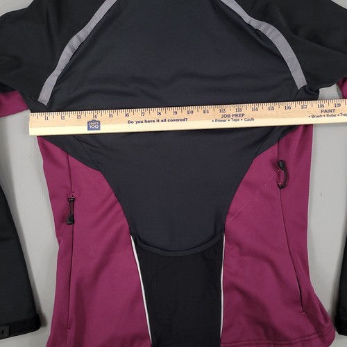 Bontrager Cycling Jacket Womens Medium Purple Windproof Softshell WSD 8580 - Picture 10 of 14