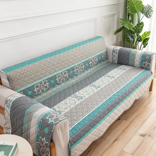 Printed Sofa Cover 1seater 2seater 3seater Pet Slipcover Plaid Floral Sofa Cover - Bild 14 von 15