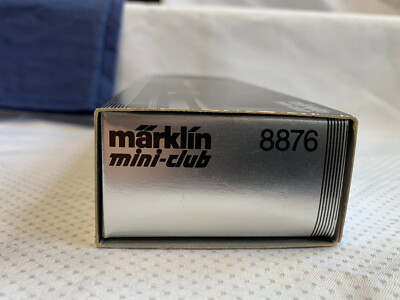 Marklin Mini-Club Z Scale Model Train in Box #8876 Silver