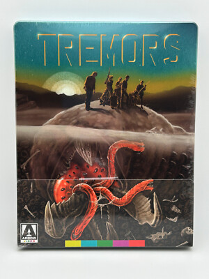 Tremors 4K Ultra HD Steelbook Arrow Video 90s Monster Horror Sci-Fi NEW