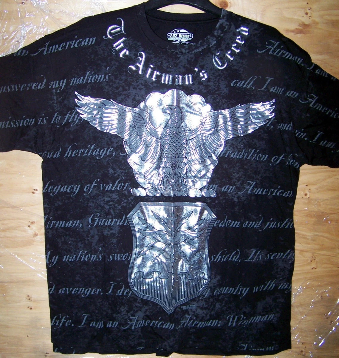USAF US Air Force Airman's Creed T-Shirt - 7.62 Design - Size XL -  FREE Shipping | eBay