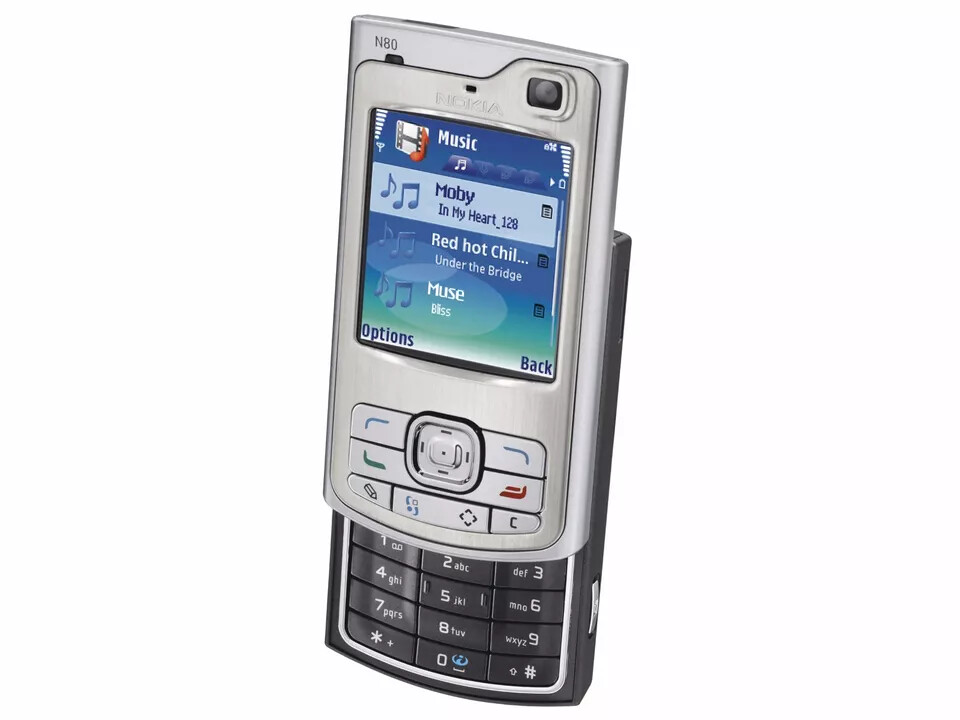 N80 Original Unlocked Nokia N80 820mAh GPS Bluetooth WIFI 2.1