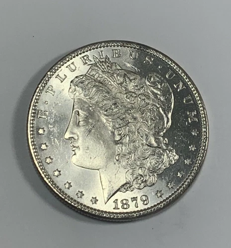 1879 Brilliant Uncirculated (BU) Morgan Silver Dollar