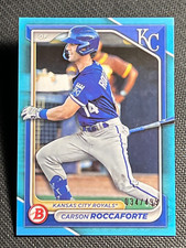 2024 Bowman SKY BLUE PROSPECT ROOKIE Carson Roccaforte 034/499
