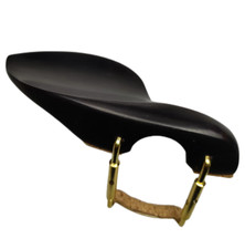 Ebony Wood VIOLIN CHINREST With Clamp Bracket,4/4 Size,Violin Chin rest