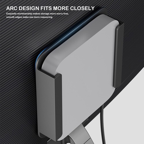 Heat Dissipation Host Wall Bracket for Apple Mac Mini Under Desk