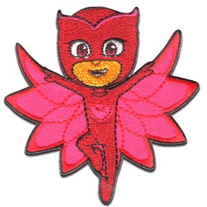 Iron On Patches Pj Masks Owlette 1 Disney Red 7 5 X 7 5 Cm Application E Ebay