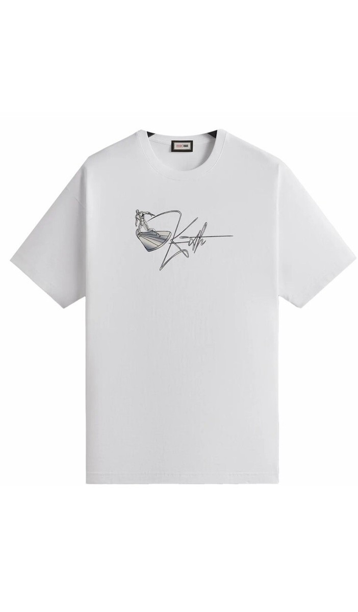 ☆ KITH x Marvel ‘Herald’ vintage tee コラボTシャツ ☆ 🔥 BRAND NEW Marvel x Kith Herald Vintage Tee White Sz XL