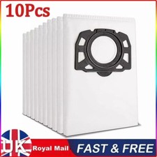 10 Pack Fleece Cloth Dust Bags fit Karcher WD2 PLUS WD3 KWD1 KWD3 WD3 Wet & Dry
